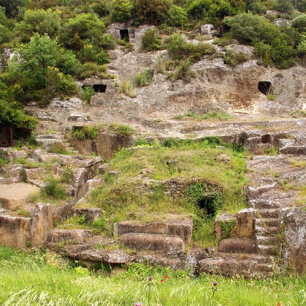 Blera, borgo etrusco, tombe scavate nella roccia